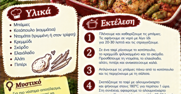 Εύκολη συνταγή για μπάμιες κοκκινιστές με κοτόπουλο στο φούρνο