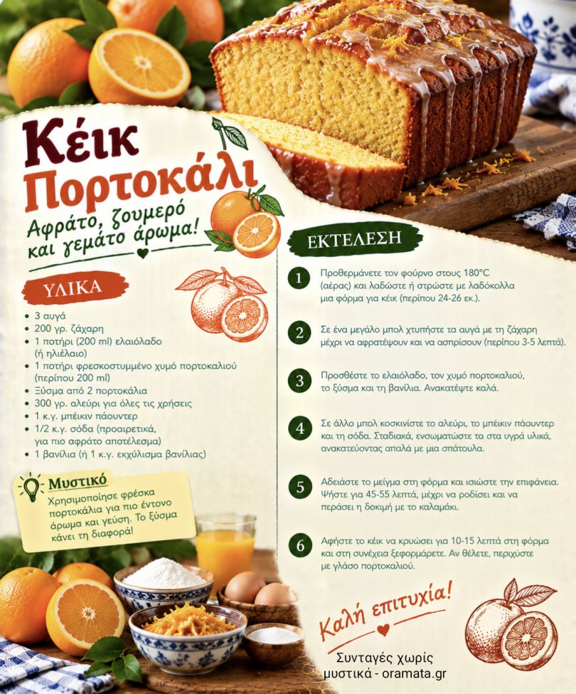 Κέικ πορτοκάλι