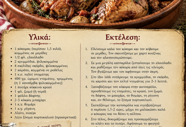 Κόκορας κρασάτος
