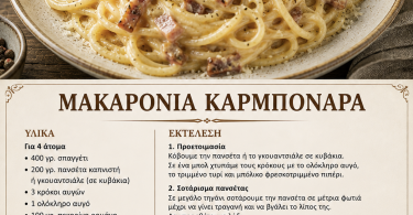 Μακαρόνια καρμπονάρα