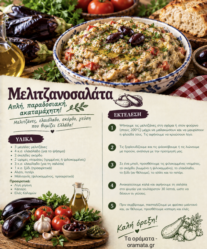 Μελιτζανοσαλάτα Μελιτζανοσαλάτα