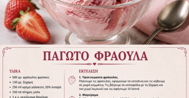Παγωτό φράουλα